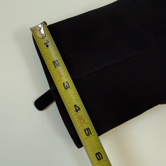 Stuart Weitzman Black Suede Block Heel Ankle Boots Size 10 (New w/o box) - Picture 11 of 12